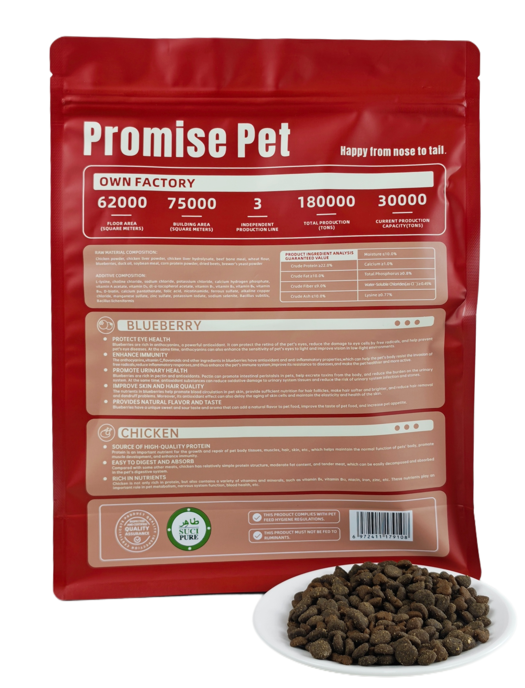 Chicken and Blueberry Economy Dog Food